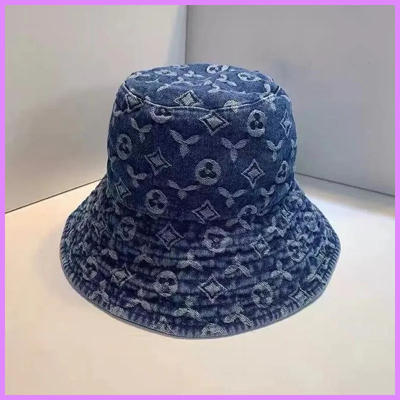 カウボーイバケット帽子カジュアルラグジュアリーユニセックスキャップ女性メンズデザイナー帽子クールカスケットデニムプリントフィットキャップメンビーイG224223F