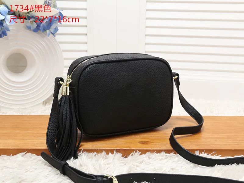 Designer ladies handbag messenger bag style outdoor casual fashion high quality all kinds of occasions tassel small square bags lychee pattern