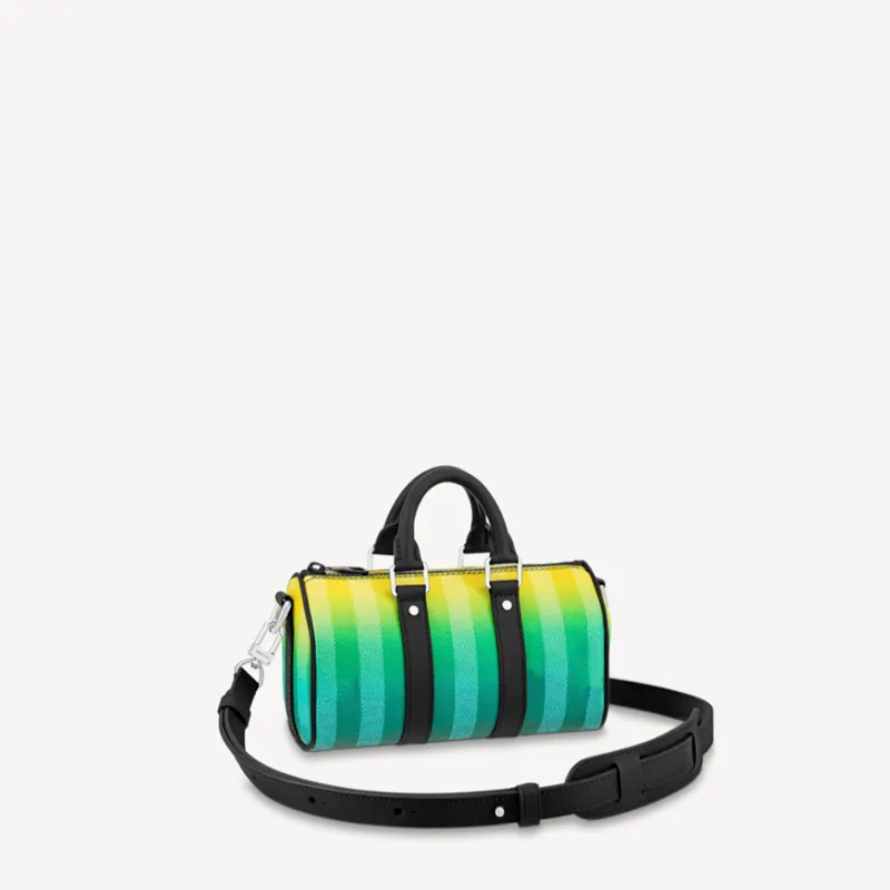 Сумки дизайнерский взрывной женский keepall xs m59949 Градиент сумки для плеча зеленые гермель