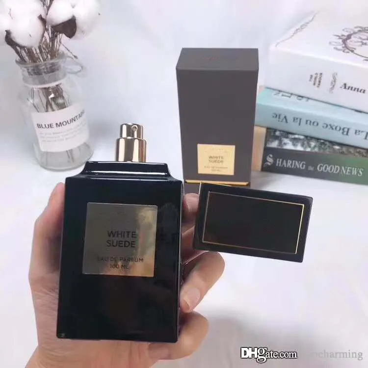 Darmowy statek Wysokiej jakości 100 ml perfum biały zamsz Eau de parfum edp Zapach dobry zapach perfumy man kolońskiego spray hurtowy