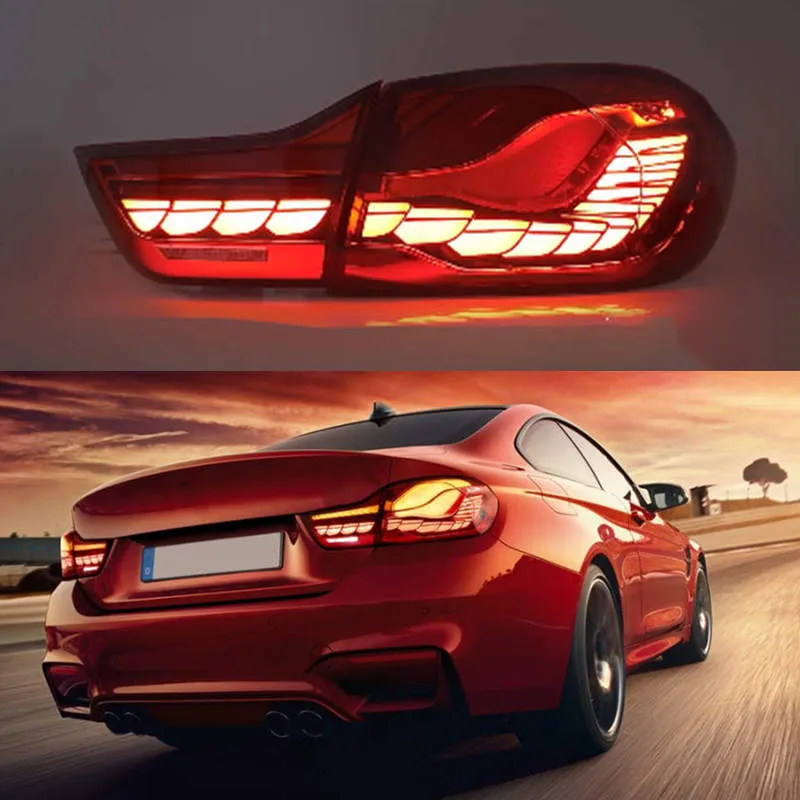 Car Rear Lamp Fog Brake Parking Running Dynamic Start Up Animation Lights For BMW F32 F33 F36 F82 M4 GTS Auto Part Taillight