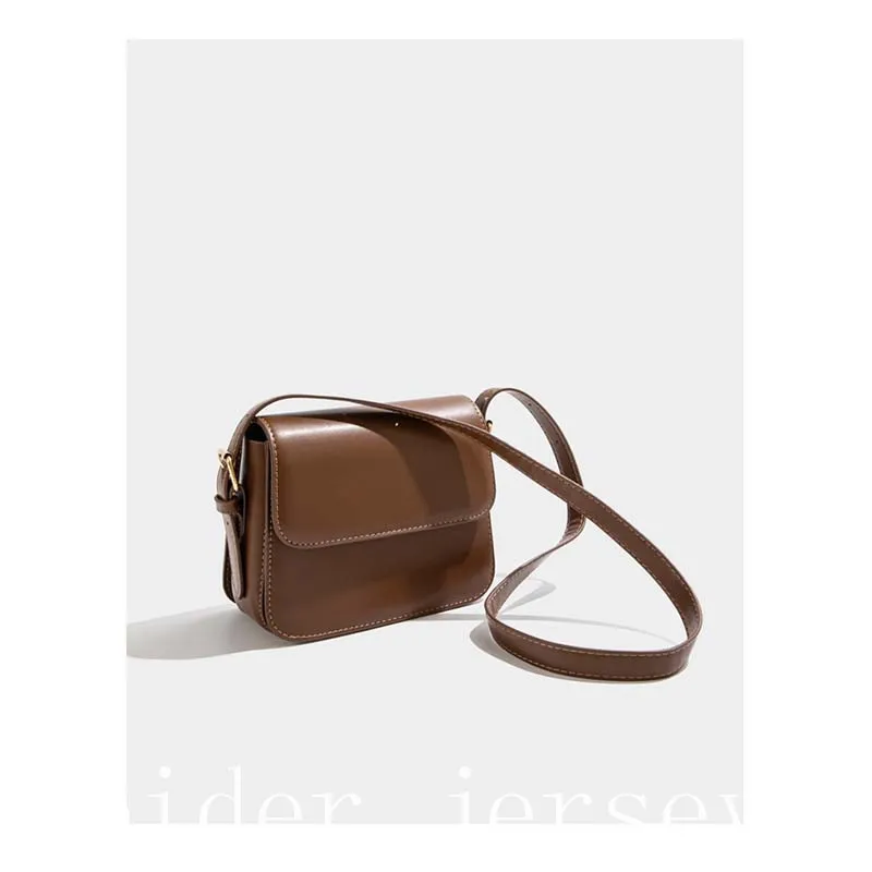 Damestas 2021 Nieuwe high-end sense sense niche karamel kleine vierkante tas messenger bags 68