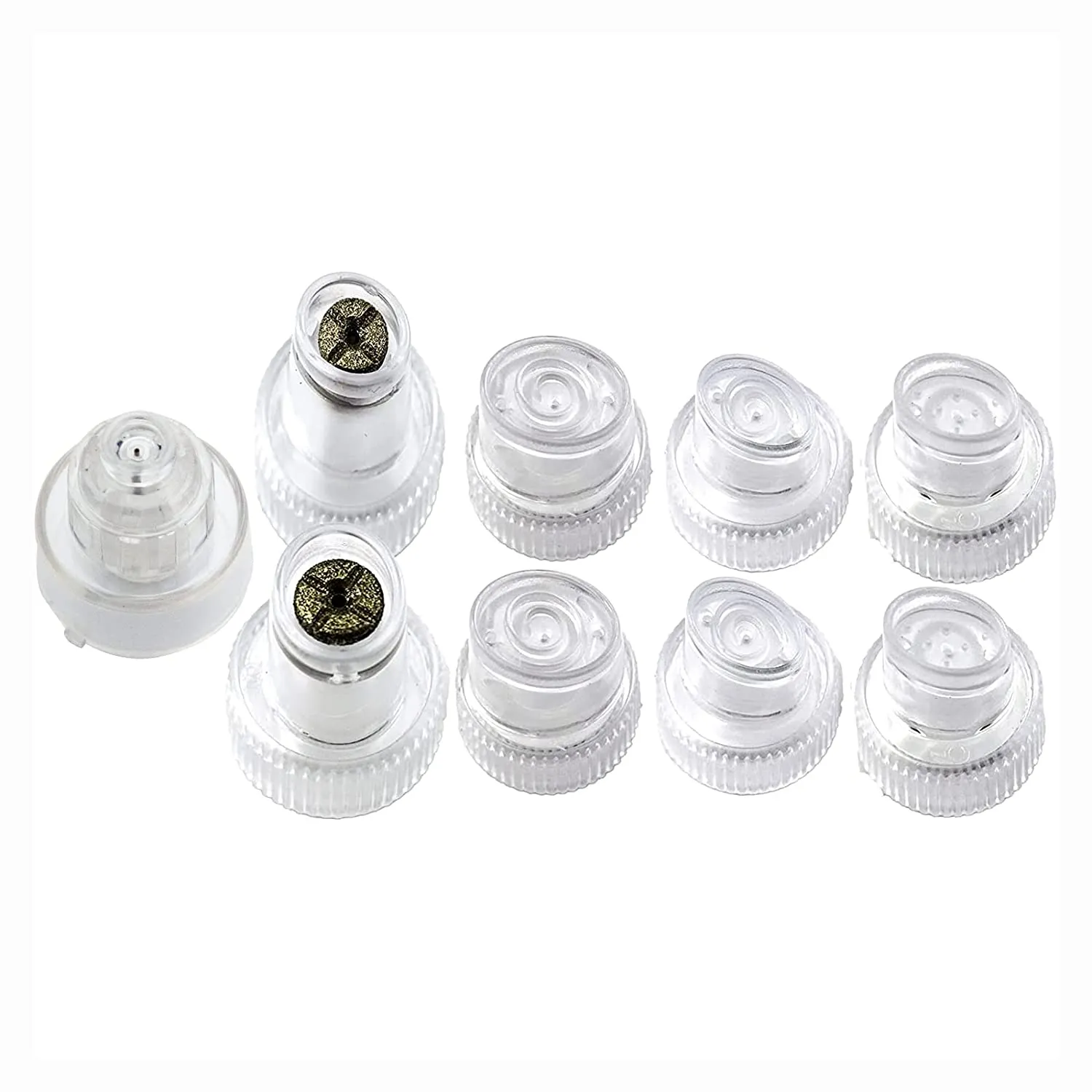 Facel care skin schoonheid set hydro gezicht dermabrasie water peeling tips 9 pc's voor elitzia etlb245 of et89 etlb248 schoonheid machine usa stock