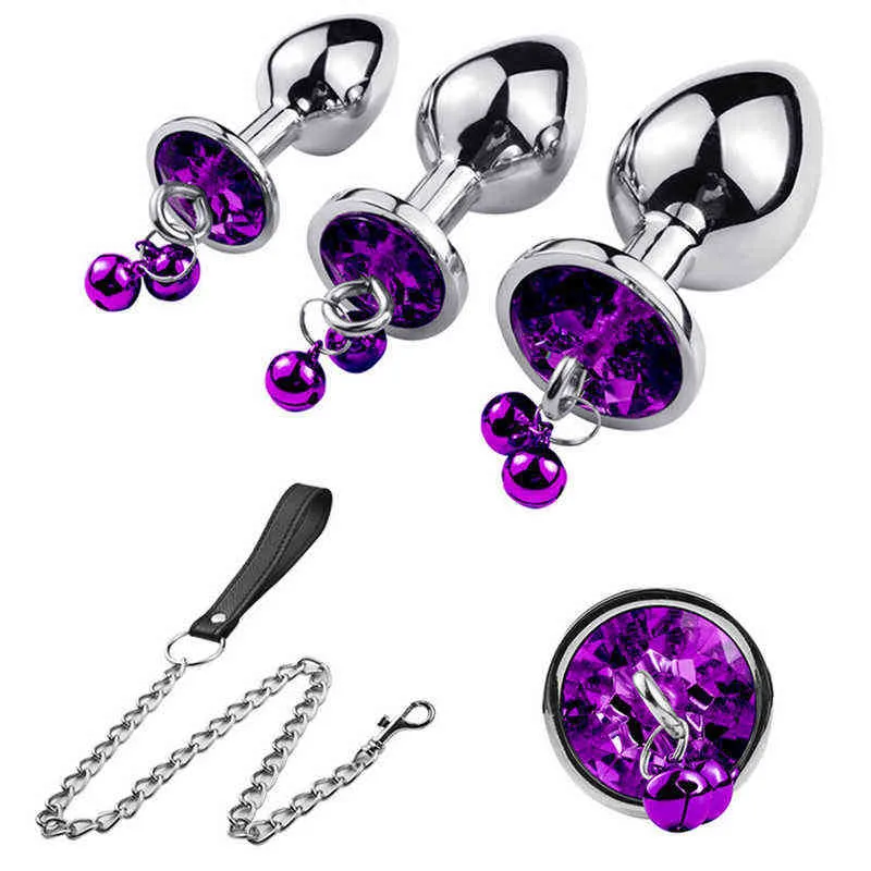 Nxy Anal Toys Stainless Steel Butt Plug Beads... From Bondagear, $15.17