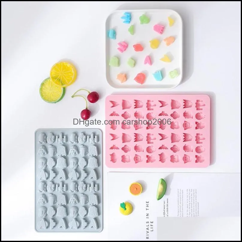 Animal Fondant Mold Baking Art Making Food Grade Silicone Mould Chocolate Candy Cake Bakeware Kitchen Hot Sale High Quality 3 9yx G2