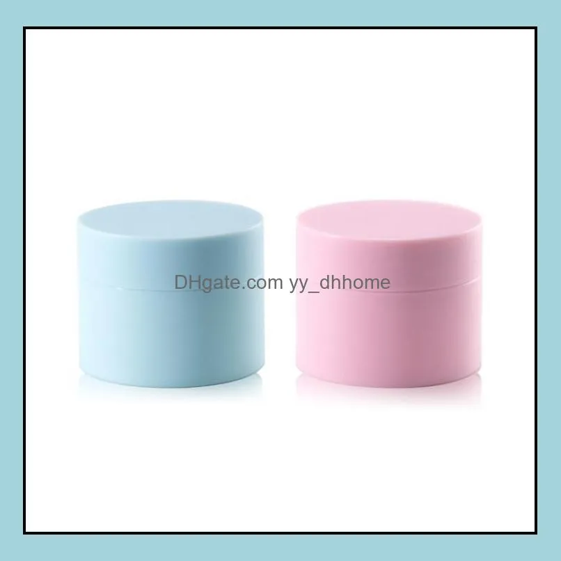 5g 15g 20g 30g pp cosmetic cream jars with lid empty lotion container high quality black blue pink white packing bottles sn3132