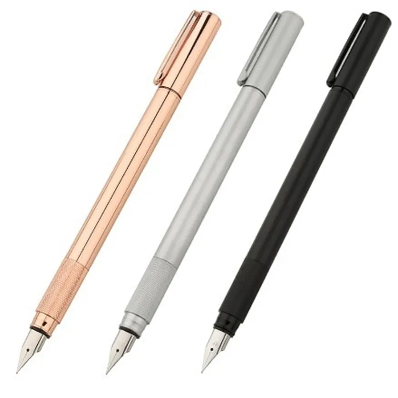 Drop Penna stilografica con pennino medio da 0,38 mm di alta qualità per studenti, il regalo da regalare agli amici di cancelleria scolastica Y200709