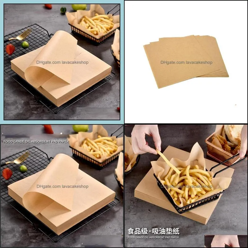 Food Blotting Paper Pad French Fries Hamburger Bake Fried Food Packaging Paper