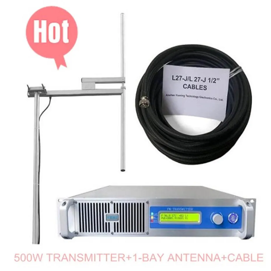 YXHT 6 Years Warranty 500W 87.5 108MHZ Long Range Fm Transmitter Radio