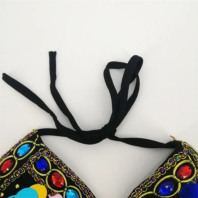 Rainbow Sequin Tassel Mermaid Body Bra With Beading And Coins Festival  Bralette, Lace Up Chiffon Boho Cami From Long005, $12.53
