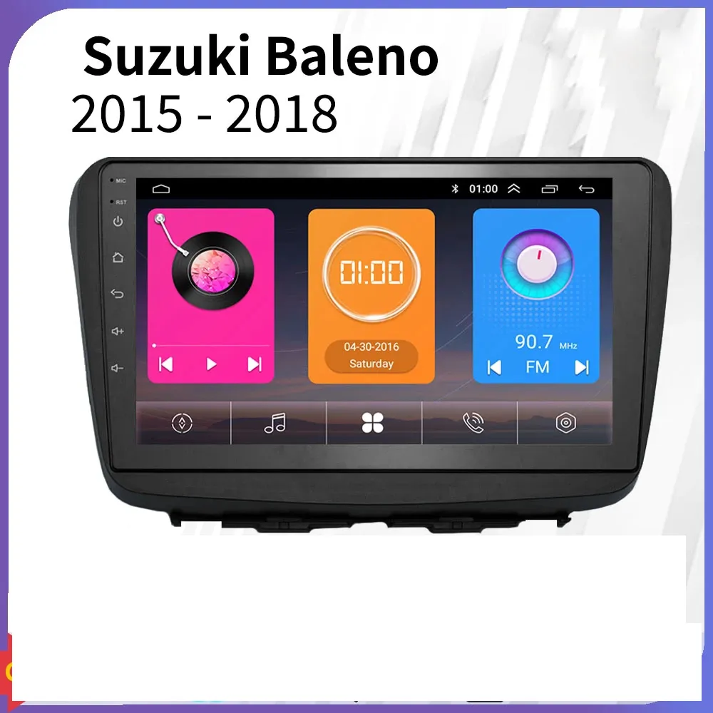 Android 10 автомобильная видеовигация для Suzuki Baleno 2015-2018 Поддержка Wi-Fi SWC OBD Задняя камера