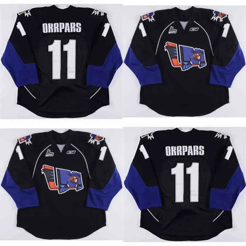 Thr Lewiston Maineiacs Jerseys 11 Orrpars 100 Embroidery cusotm any name any numbe Mens Womens Youth Hockey Jerseys Cheap Fast Shipping
