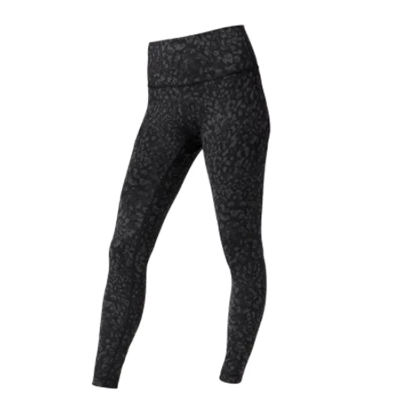 Lu-088 Pantaloni da yoga da donna con stampa leopardata da donna Palestra Sport da corsa Stretto Butt Lift Quick Dry Leggings da donna traspiranti a vita alta da donna