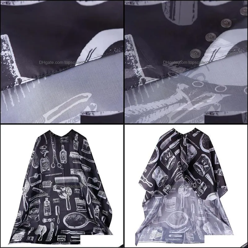 Pattern Cutting Hair Waterproof Cloth Salon Barber Cape Hairdressing Hairdresser Apron Haircut capes