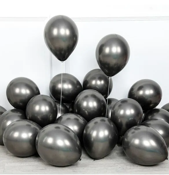 10 Pouces Ballons Métalliques Décor Chrome Hélium Air Balls Globos Brillant  Métal Perle Latex Ballon Rose Or Argent Baby Shower Joyeux Anniversaire  Fête Décoration Du 6,19 €