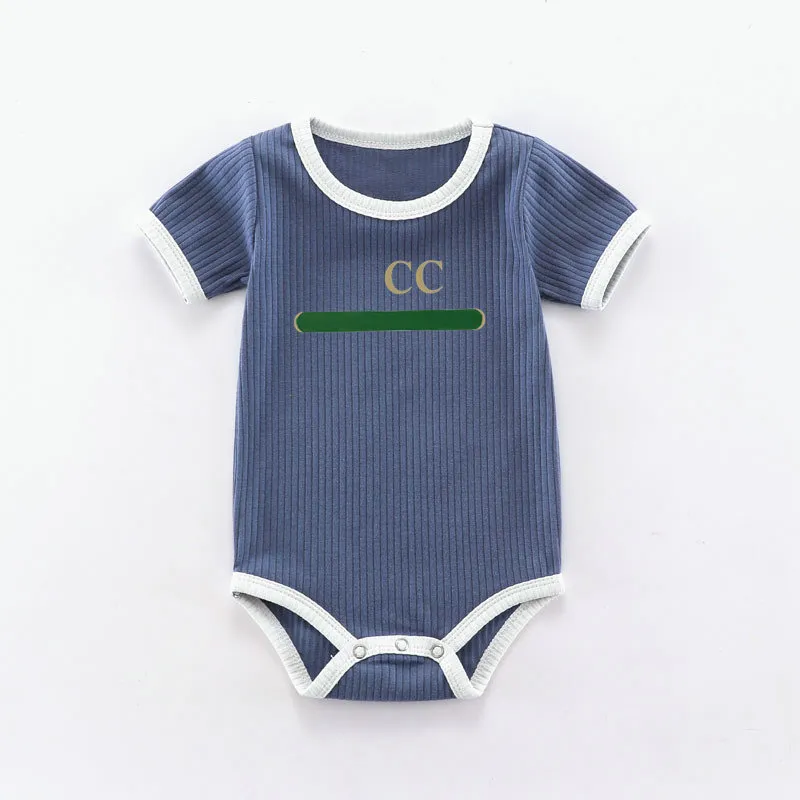 3 Modèles chauds nouveau-nés Baby Rompers Girls and Boy Boy Coton Coton Vêtements Coton Marque Imprimé Brot Infant Raite Chil 89