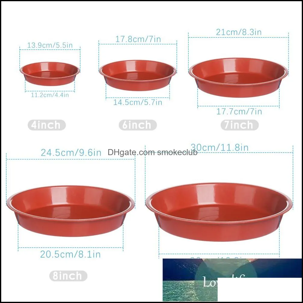 3Pcs Plastic Durable Plant Saucer Drip Trays Round Heavy Duty Flower Pot Plastic Tray Saucers Indoor Outdoor Garden Supplies Factory price expert design