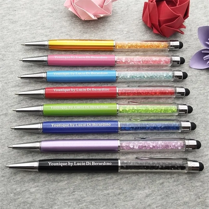 GIFR فريدة من نوعها لنقل المنزل أو يوم St Patricks المطبوع مجانًا بكلماتك على Diamond Stylus Pen 50pcs كثيرًا 220621