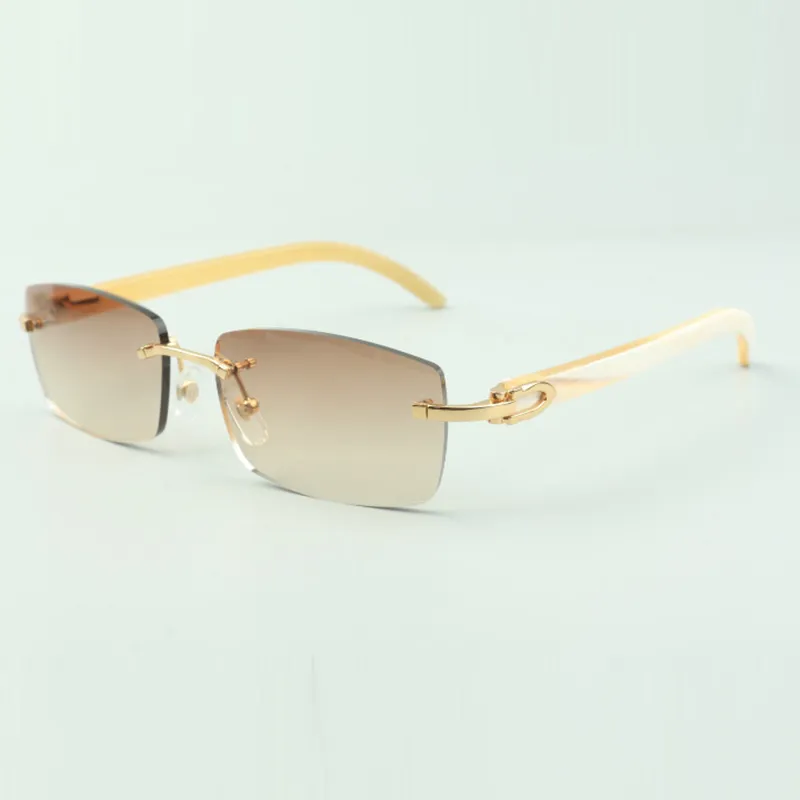 Occhiali da sole Plain White Buffs 3524012 con lenti da 56 mm per uomo e donna