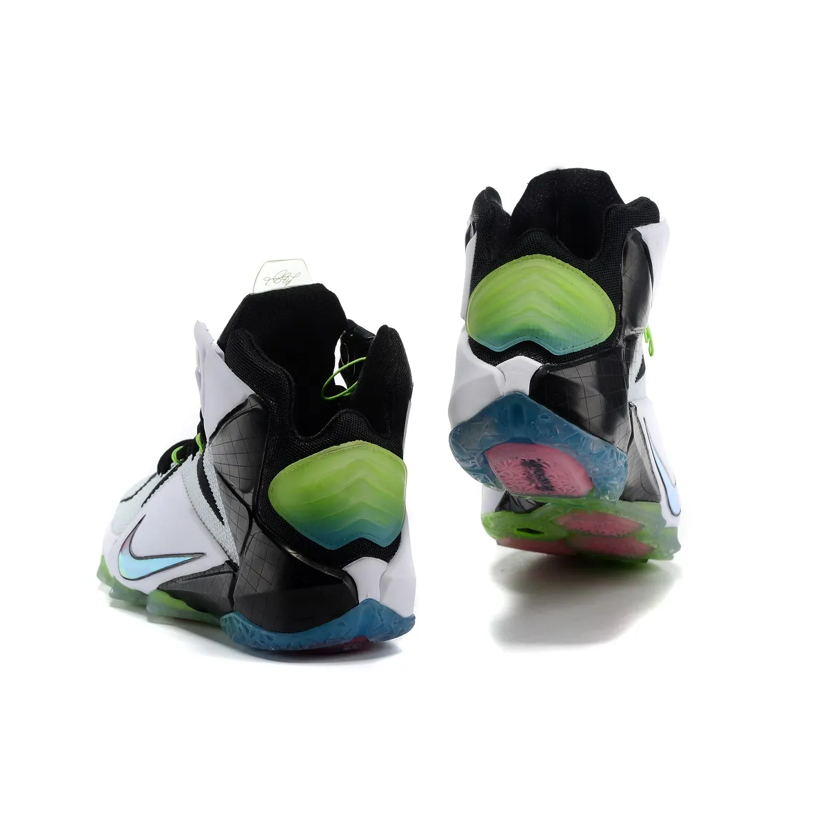 Lebron 12 sales white and green