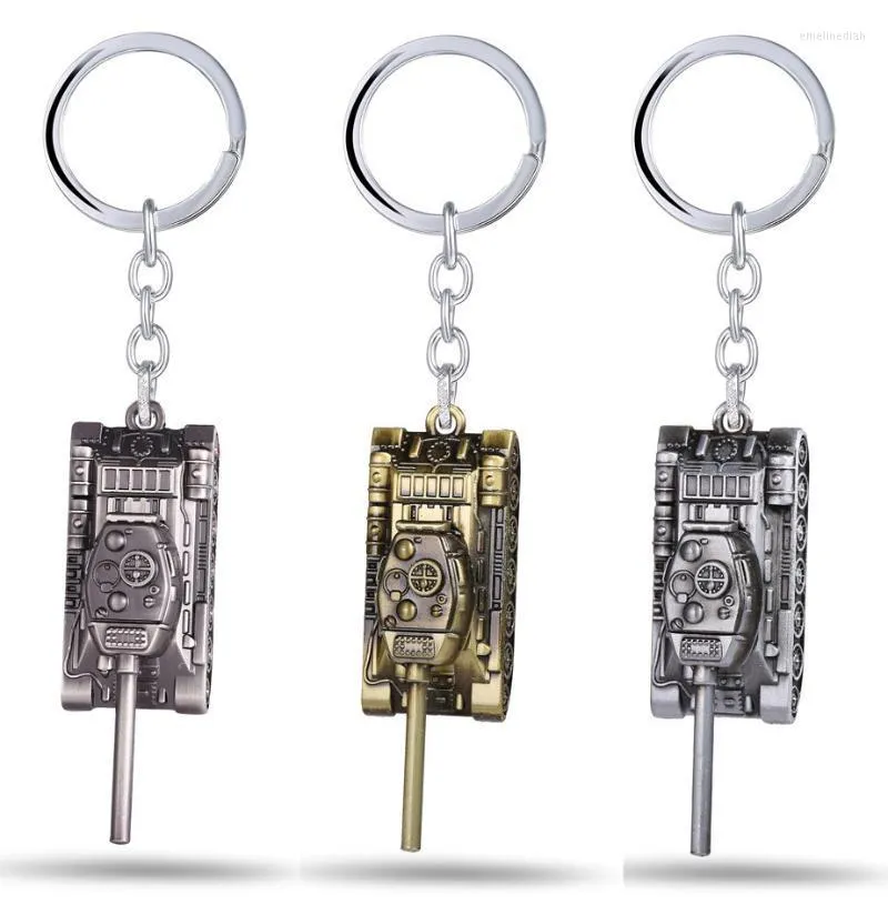 Keychains Tank Keychain World Game mini cadeau pendentif pour l'homme brave frère mari bijoux de bijoux Emel22