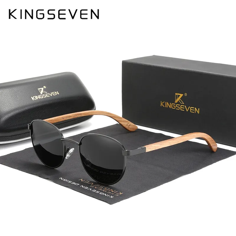 Kingseven ручная буровая дизайн солнцезащитные очки