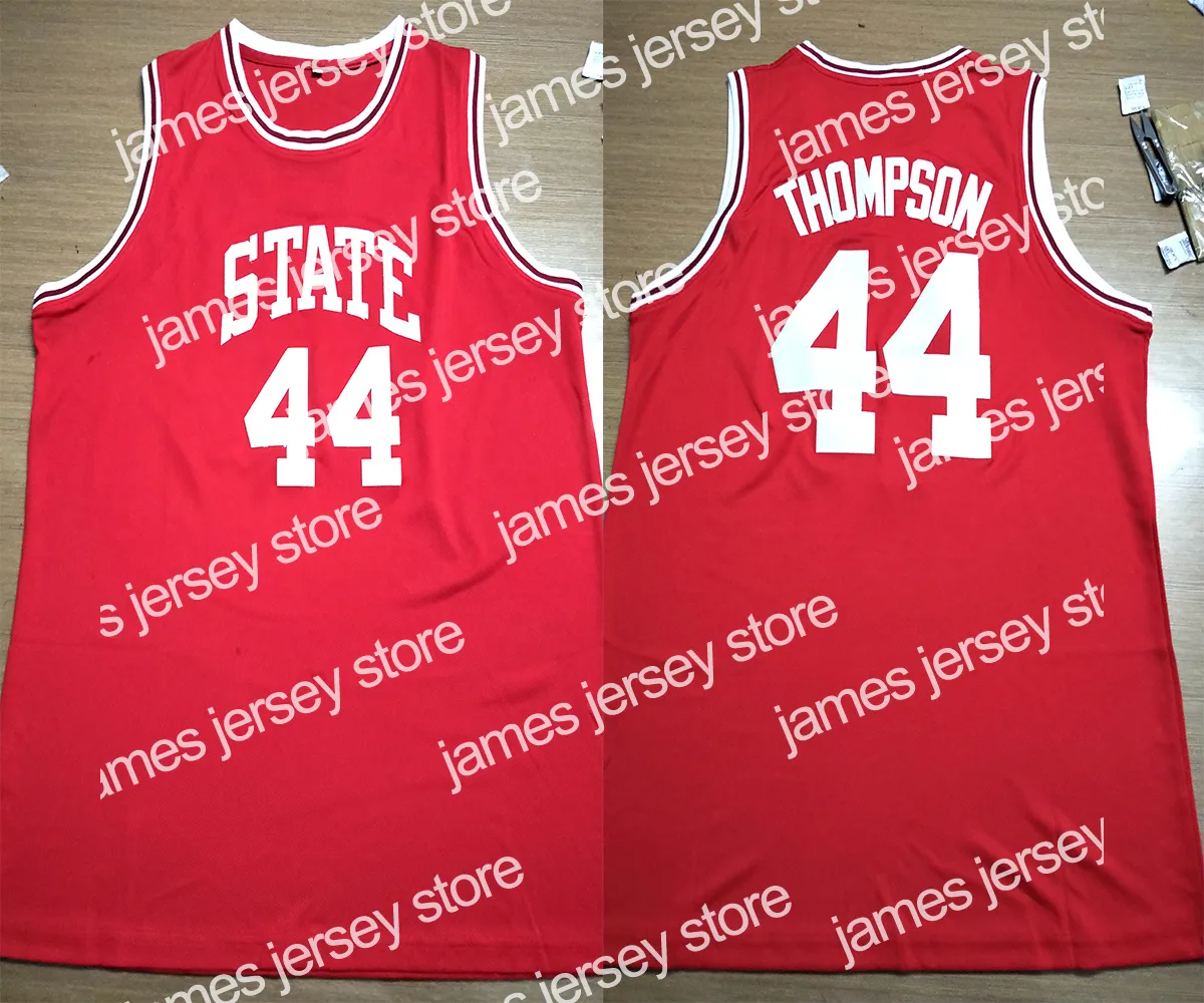 Neues benutzerdefiniertes Basketball-Trikot Szie XXS-6xl Vergleiche mit ähnlichen Artikeln #44 David Thompson NC State Wolfpack College Retro Classic Jerseys Menls