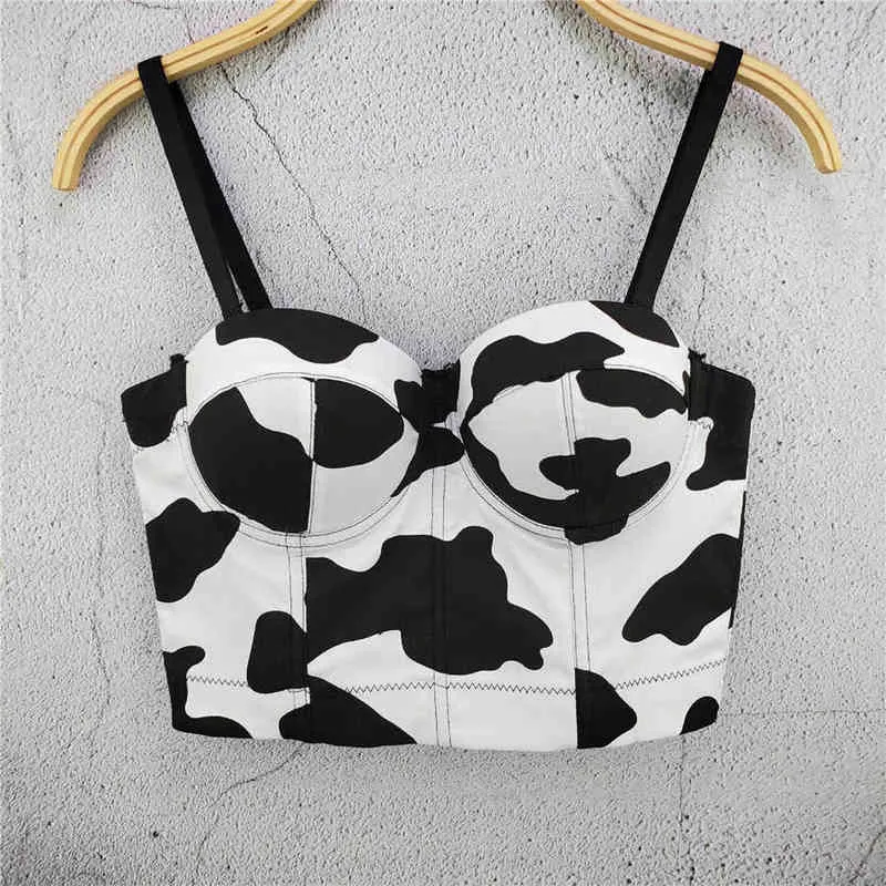 Cow print bralette online