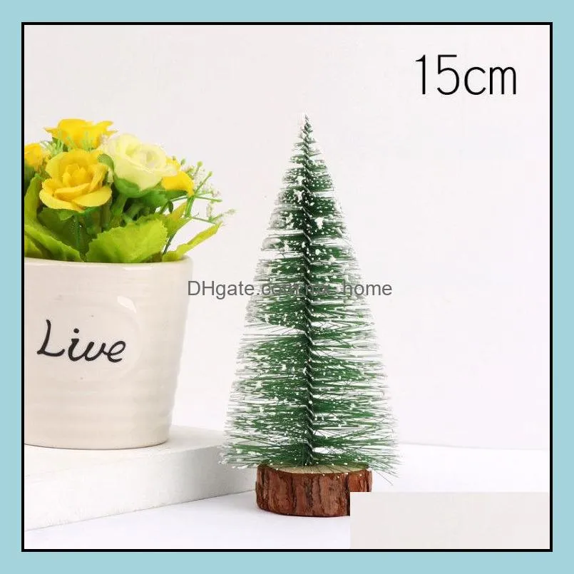 Christmas decorations Cedar mini Christmas tree top pine needle snowflake