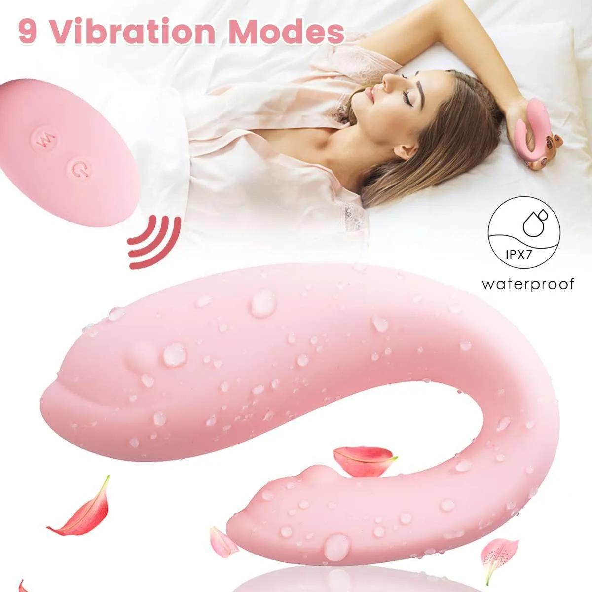 Vibratore clitorideo 9 modalità Punto G Impermeabile Clitoride Capezzoli Stimolatore di aspirazione Giocattoli sexy per adulti