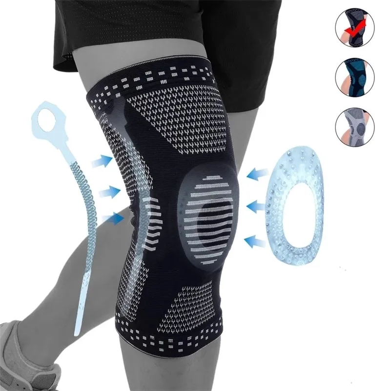 1Pcs Professional Compression Knee Brace Support For Arthritis Relief Joint Pain ACL MCL Meniscus Tear Post Surgery 220812