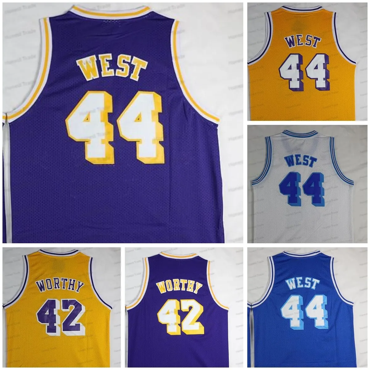 Maglia da basket da uomo retrò Jerry Artest Yellow West cucita maglie da uomo gialle degne