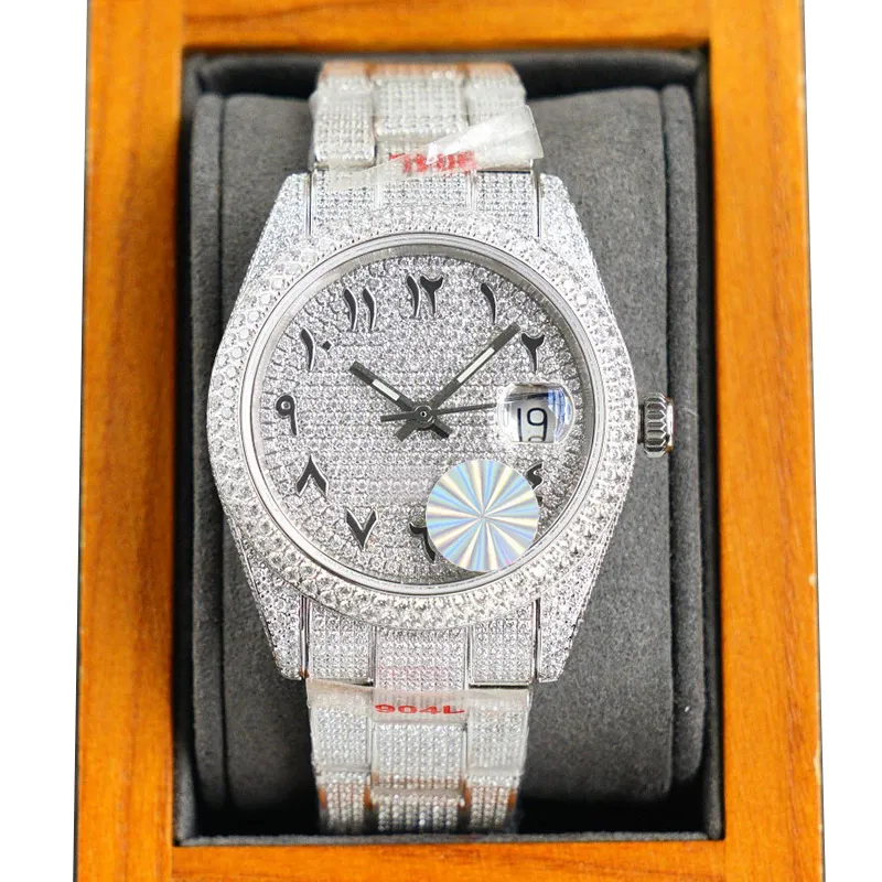 Montre Automatique Montre De Luxe Homme Diamant Qualité Montre