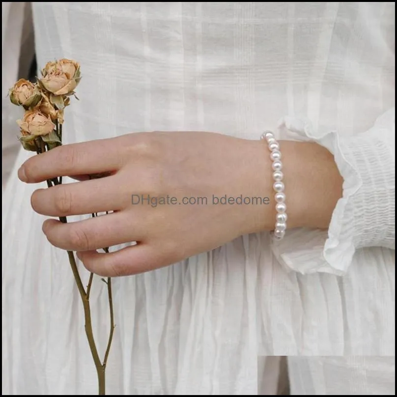 bangle freshwater pearl bracelet natural for girls jewelry women fashion simple party wedding jewelr s3t6