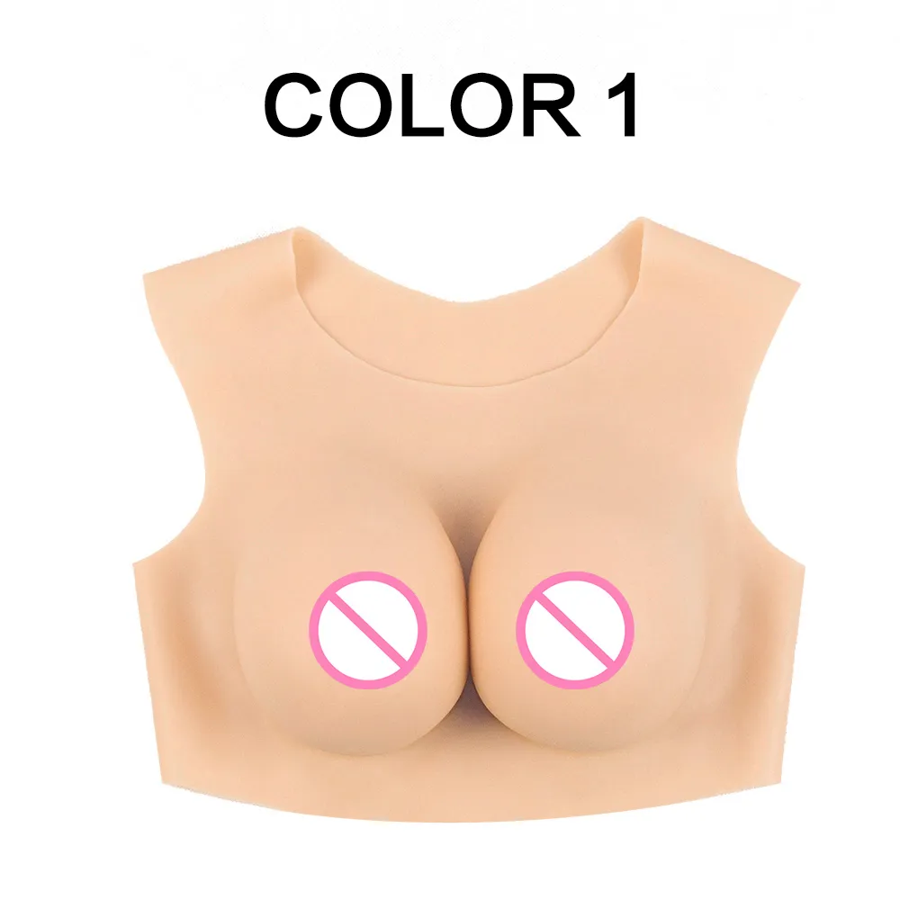 Silicone Breastplates with Back Hollow Artificial B-G Cup Breast Forms  Round Collar Fake Breasts for Transgender Mastectomy(Size:B Cup,Color:Color  1) : : Clothing, Shoes & Accessories
