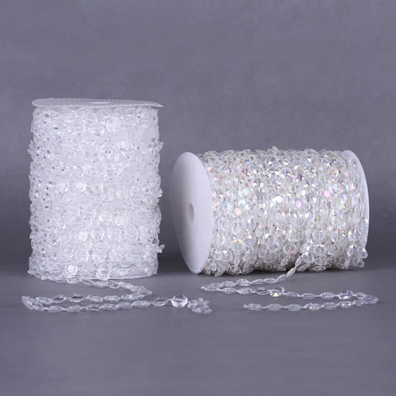 30m Resin Crystal Beads Whole Octagonal Acrylic Curtains Diy Window Door Curtain Party Wedding Passage Backdrop Decoration From Happinessker88 18 77 Dhgate Com