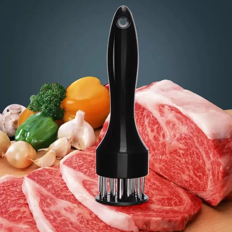 Meat Tenderizer Ultra Sharp Needle Stainless Steel Blades Kitchen Tool for Steak Pork Beef Fish Tenderness Cookware