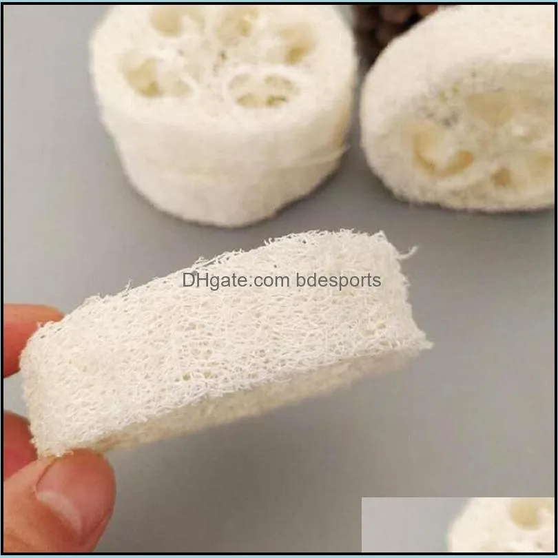 1 Inch Natural Loofah Sponge Cuts Soap Making Luffa Slices