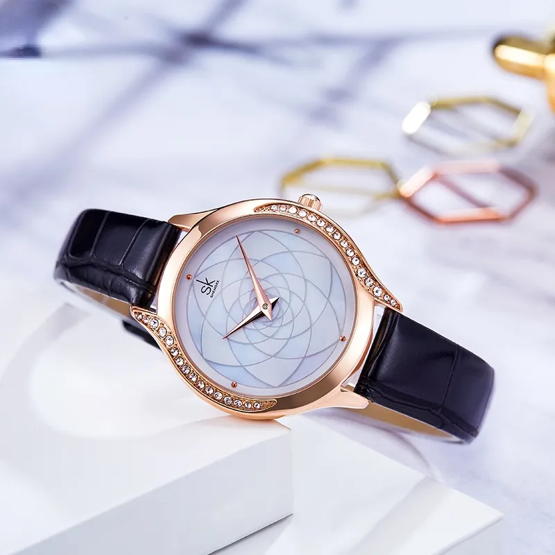 Relojes de marca para mujer, reloj de lujo de cuarzo, resistente al agua, reloj de pulsera para mujer, reloj de cuero de moda para mujer, relojes femeninos