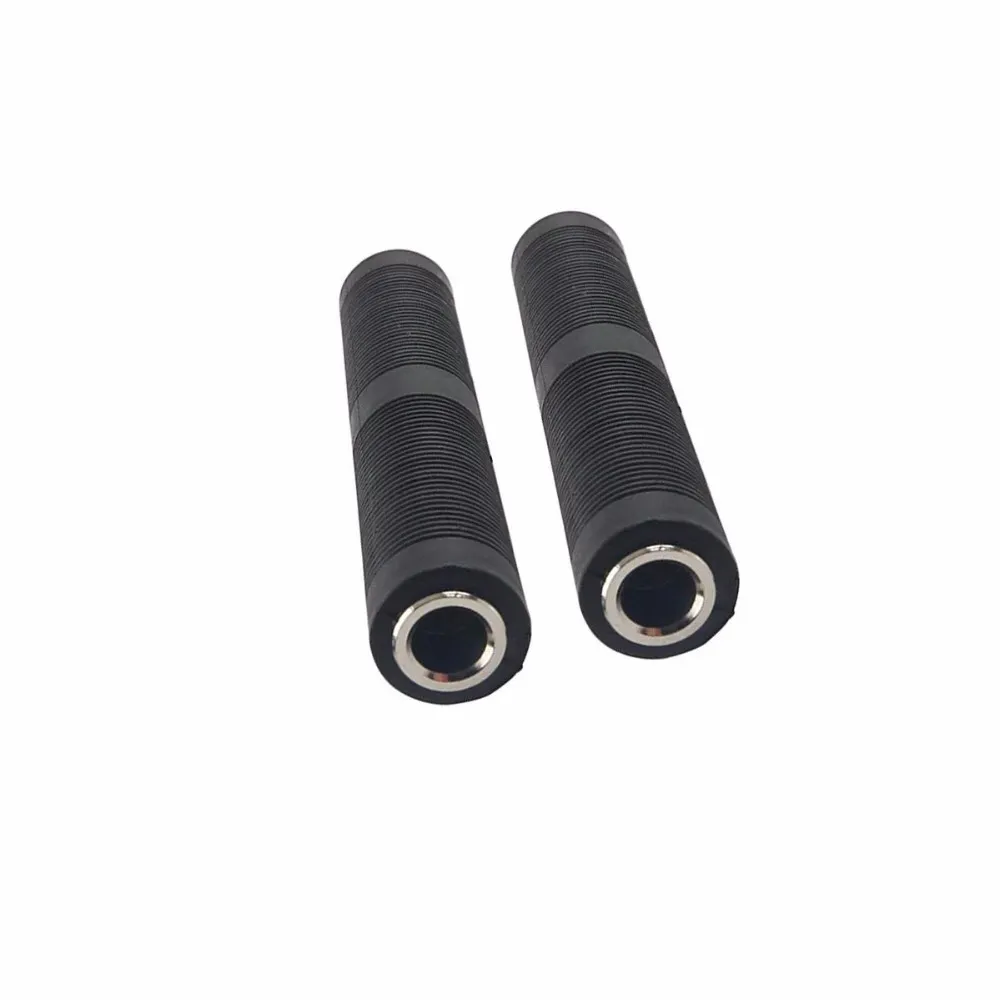 Anslutning 2 Pack 1/4 tum TRS/TS -koppling, 6,35 mm kvinnlig till kvinnlig ljud Jack Stereo Adapter Joiner