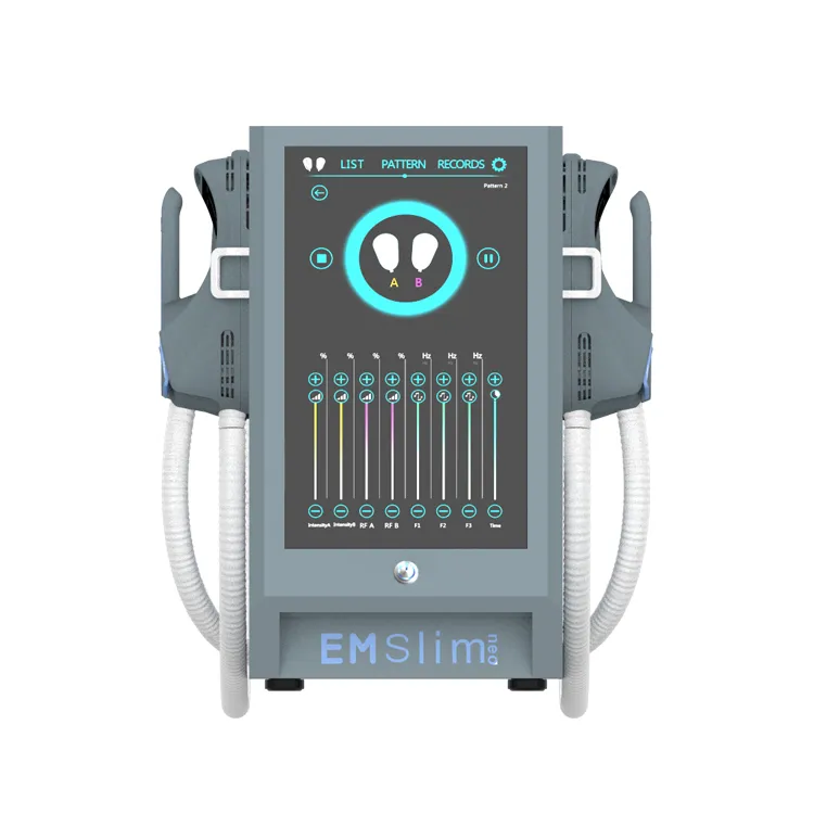 EMS EMSLIM -enhet RF Neo Muscle Bodysculpt Stimulator Electromagnetic Machine Viktminskning Emslim