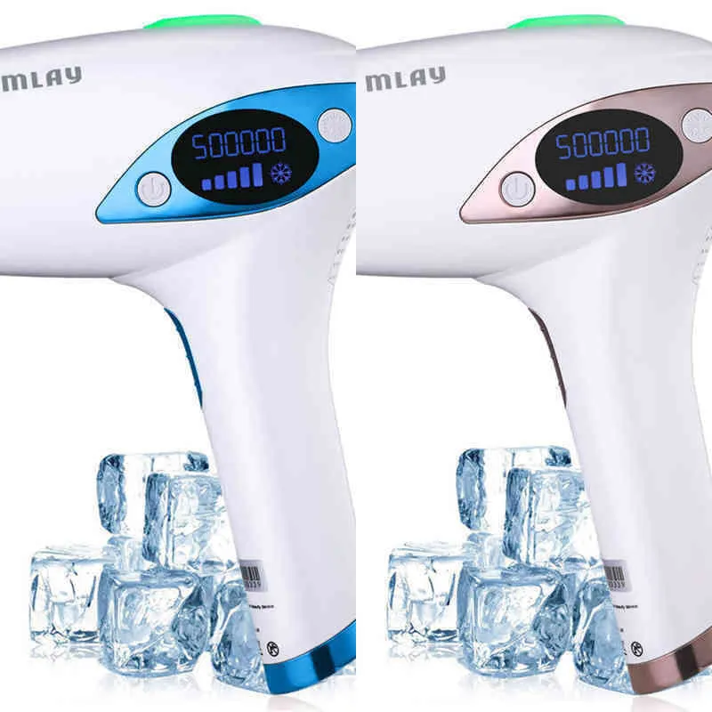 Épilateur Mlay Laser T4 Dispositif d'épilation Ice Cold Ipl Epilation Flashs 500000 Indolore 0621