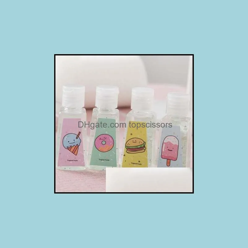 30ML Mini Hand Sanitizer 30ml Disposable Liquid Soap Lotion Portable Hand Sanitizer No Clean Detergent Cartoon1