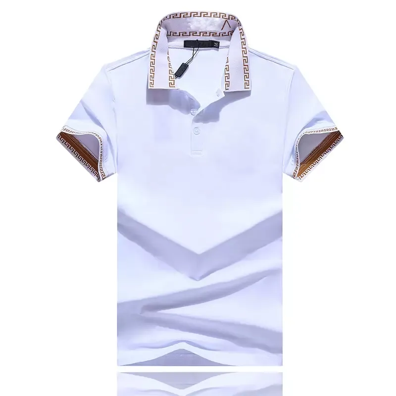 2022 Men's Summer's T-shirts Marque Mode Imprimé Designer Chemises Casual Brethable Coffre à manches courtes Coton Homme Tees Pull Sportswear