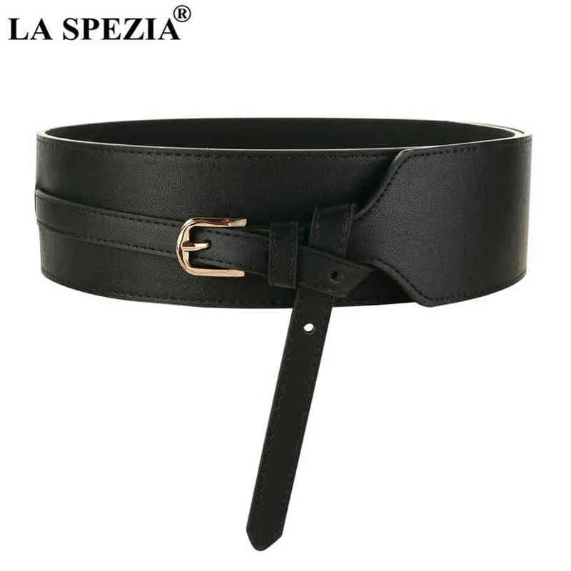 Cinturón De Mujer Ancho Negro Cummerbunds Para Mujeres Cinturones De Cuero PU Para Vestidos De Moda Accesorios De Cinturones Cinto H220418 € | DHgate