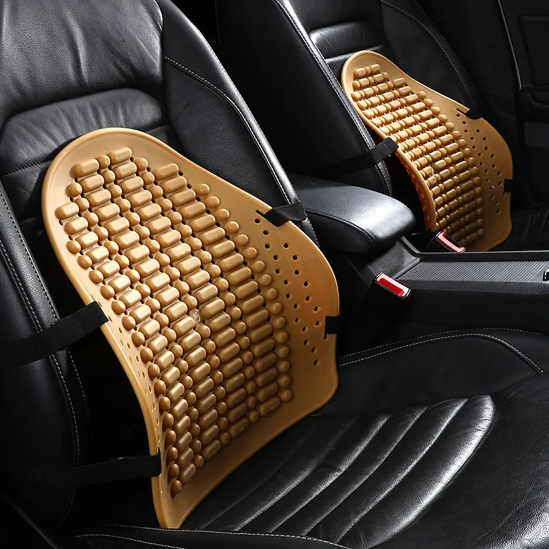 Car Seat Office Chair Massage Back Lumbar Support Mesh Ventilate