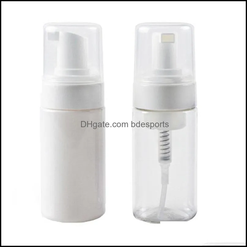 100ML Plastic Foaming Bottle Soap Foam PumpDispenser-Refillable Portable Empty Hand Soap Suds Dispenser Bottle Travel Mini Size