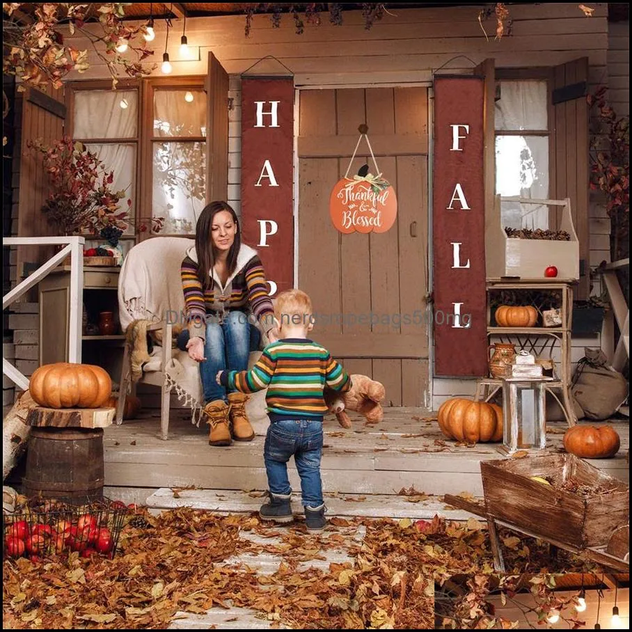 Garden Decorations Manufacturers directly provide wooden harvest festival Thanksgiving pumpkin home decoration listing creative indoor and outdoor