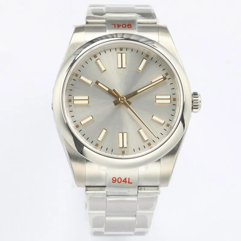 メンズウォッチ自動機械41mmファッション腕時計ステンレス鋼のリストバンドラミナスビジネス腕時計