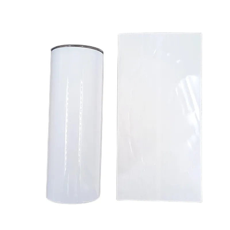 100pcs Lot Sublimation Blanks Shrink Film Heat Transfer Paper Shrink Wrap for Tumblers